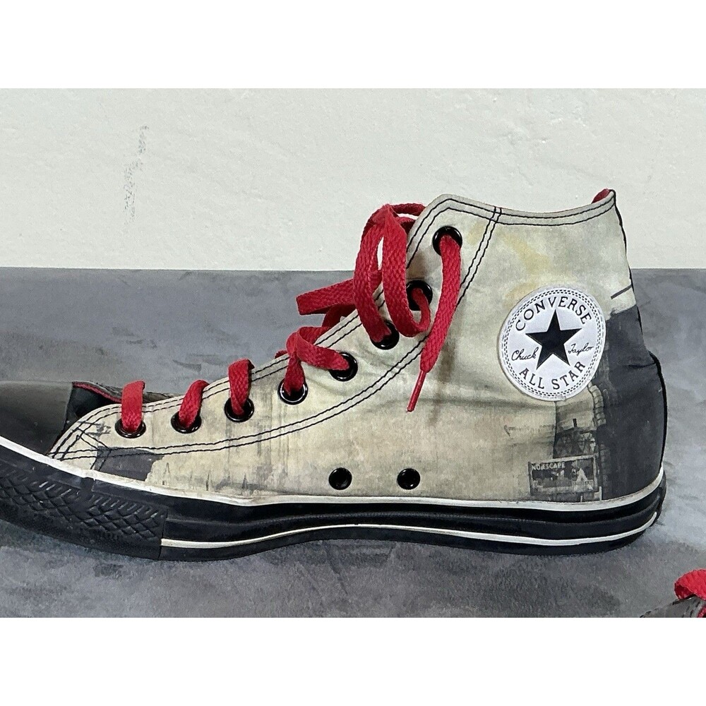 Batman Arkham City Joker Converse All Star Shoes 10 M Men's All Star Sneaker - Picture 13 of 14
